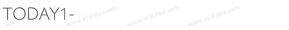 TODAY1字体转换