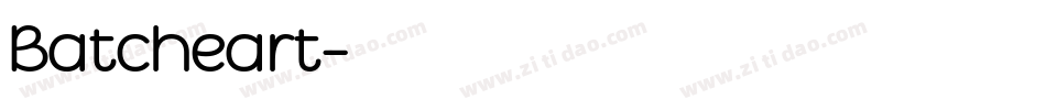 Batcheart字体转换