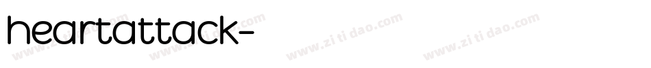 heartattack字体转换