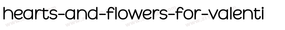 hearts-and-flowers-for-valentines-1字体转换