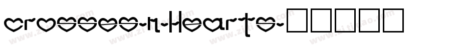 Crosses-n-Hearts字体转换