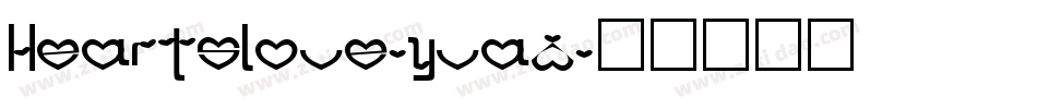 HeartsLove-YVa8字体转换