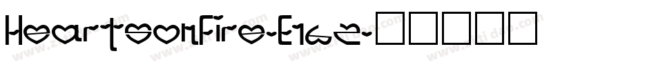 HeartsOnFire-E16z字体转换