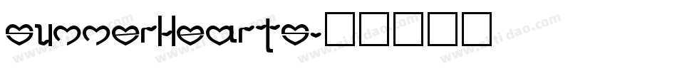 SummerHearts字体转换