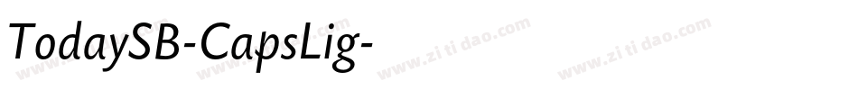 TodaySB-CapsLig字体转换
