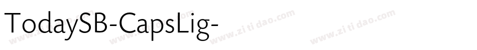 TodaySB-CapsLig字体转换