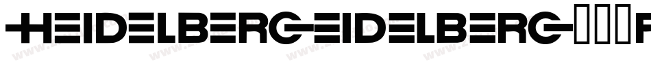 Heidelberg-Normal(1)字体转换
