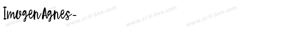ImogenAgnes字体转换
