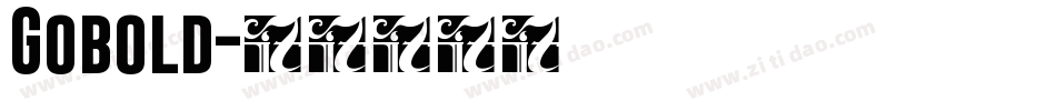 Gobold字体转换