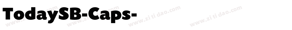TodaySB-Caps字体转换