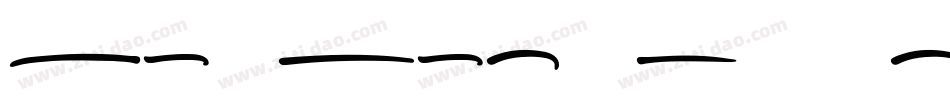 HelloBeautiful-Swashes字体转换