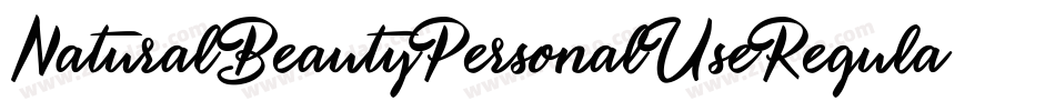 NaturalBeautyPersonalUseRegular-MR8J字体转换 NaturalBeautyPersonalUseRegular-MR8J字体转换
