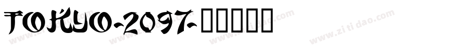 Tokyo-2097字体转换