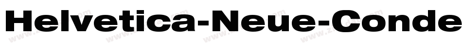 Helvetica-Neue-Condensed-Black字体转换