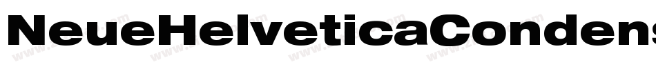 NeueHelveticaCondensedBQ-Black字体转换