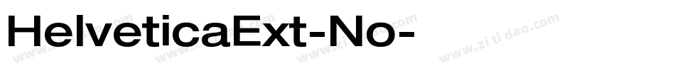 HelveticaExt-No字体转换