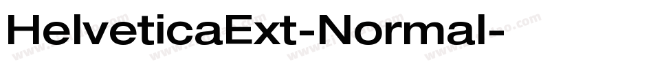 HelveticaExt-Normal字体转换