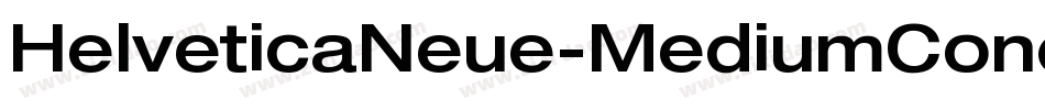 HelveticaNeue-MediumCondObl字体转换