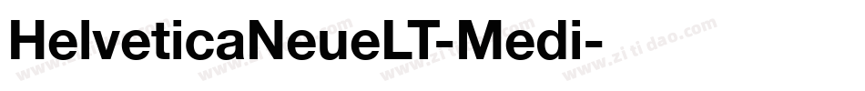 HelveticaNeueLT-Medi字体转换