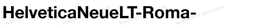 HelveticaNeueLT-Roma字体转换