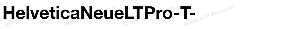 HelveticaNeueLTPro-T字体转换