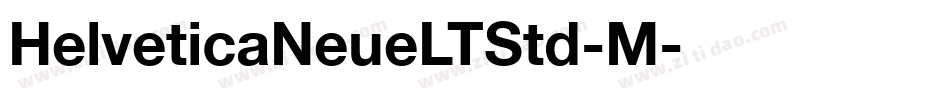 HelveticaNeueLTStd-M字体转换