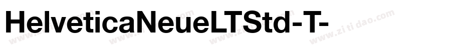 HelveticaNeueLTStd-T字体转换