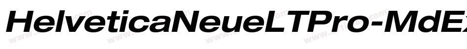 HelveticaNeueLTPro-MdExO字体转换