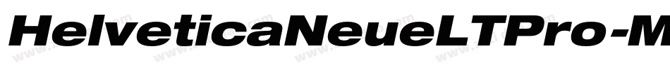 HelveticaNeueLTPro-MdExO字体转换
