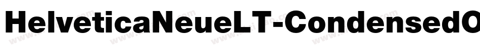 HelveticaNeueLT-CondensedObl字体转换
