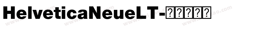 HelveticaNeueLT字体转换