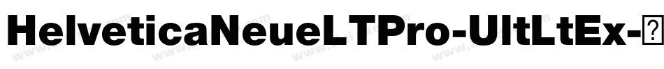 HelveticaNeueLTPro-UltLtEx字体转换