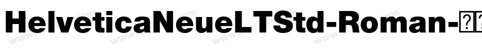 HelveticaNeueLTStd-Roman字体转换