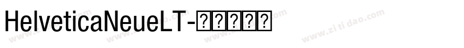 HelveticaNeueLT字体转换