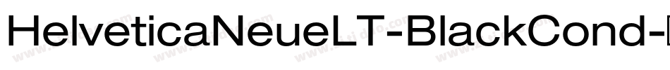 HelveticaNeueLT-BlackCond字体转换