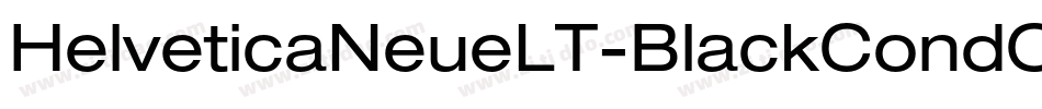 HelveticaNeueLT-BlackCondObl字体转换