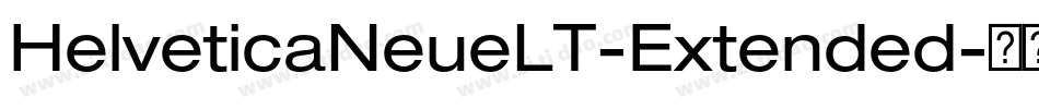 HelveticaNeueLT-Extended字体转换