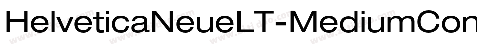 HelveticaNeueLT-MediumCondObl字体转换
