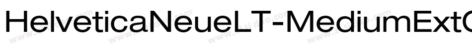 HelveticaNeueLT-MediumExtObl字体转换