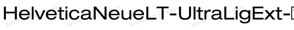 HelveticaNeueLT-UltraLigExt字体转换