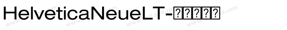HelveticaNeueLT字体转换