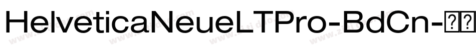 HelveticaNeueLTPro-BdCn字体转换