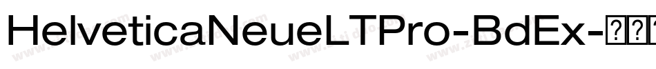 HelveticaNeueLTPro-BdEx字体转换