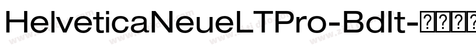 HelveticaNeueLTPro-BdIt字体转换
