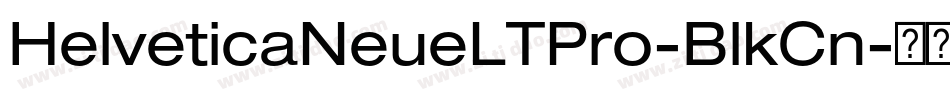 HelveticaNeueLTPro-BlkCn字体转换