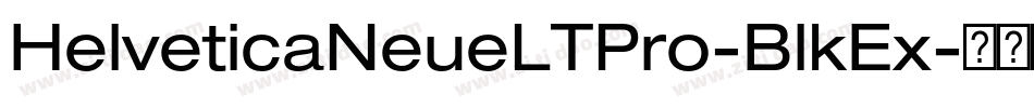 HelveticaNeueLTPro-BlkEx字体转换