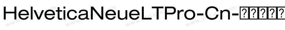 HelveticaNeueLTPro-Cn字体转换