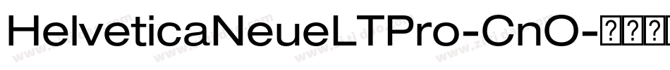 HelveticaNeueLTPro-CnO字体转换
