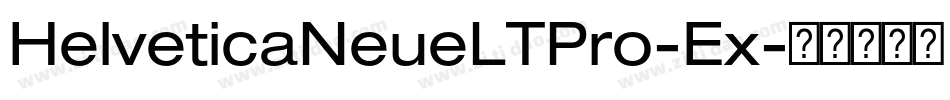 HelveticaNeueLTPro-Ex字体转换