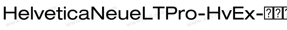 HelveticaNeueLTPro-HvEx字体转换
